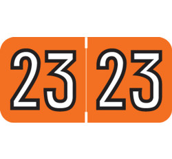 Barkley 2023 Yearband Label - Orange - BAYM Series - Laminated - 3/4 Barkley 2023 Yearband Label - Orange - BAYM Series - Laminated - 3/4