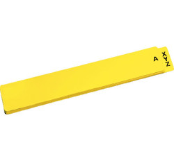 Vinyl Shelf Guides, Alpha A-W, Mc, XYZ, 4 Vinyl Shelf Guides, Alpha A-W, Mc, XYZ, 4