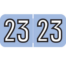 Barkley Yearband Label - 2023 - Lavender - 3/4 Barkley Yearband Label - 2023 - Lavender - 3/4