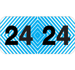 Control-O-Fax 2024 Yearband Label - Blue - 500/Roll Control-O-Fax 2024 Yearband Label - Blue - 500/Roll