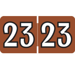 2023 Colwell Year Labels On Sheets - 1/2 2023 Colwell Year Labels On Sheets - 1/2