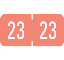 Digi Color Yearband Label (Rolls of 500) - 2023 - Pink - DGYM Series - Laminated Digi Color Yearband Label (Rolls of 500) - 2023 - Pink - DGYM Series - Laminated