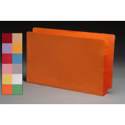 Color Full End Tab Expansion Pockets, Tyvek Gussets, Legal Size, 5-1/4" Expansion (Carton of 100)