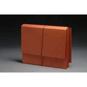Full End Tab Expansion Wallets, Paper Gussets, Letter Size, 1-3/4" Expansion (Carton of 100)