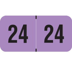 PMA Fluorescent Yearband Label (Rolls Of 500) - 2024 - Fl Violet - FVYM Series - Laminated PMA Fluorescent Yearband Label (Rolls Of 500) - 2024 - Fl Violet - FVYM Series - Laminated
