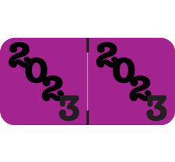 2023 JETER Year Label - PURPLE - Laminated - 3/4 2023 JETER Year Label - PURPLE - Laminated - 3/4