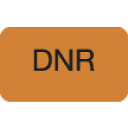 Chart Labels, DNR - Fl Orange, 1-1/2