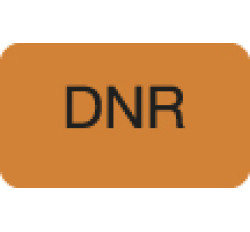 Chart Labels, DNR - Fl Orange, 1-1/2