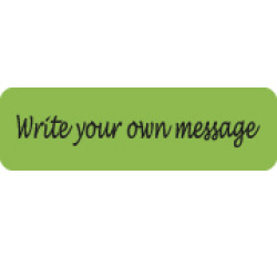 Allergy Warning Labels, "Write your own message" - Fl Green, 2 1/2" X 3/4" (Roll... Allergy Warning Labels, "Write your own message" - Fl Green, 2 1/2" X 3/4" (Roll...