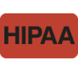 HIPAA Labels, HIPAA - Red, 1-1/2" X 7/8" (Roll of 250) HIPAA Labels, HIPAA - Red, 1-1/2" X 7/8" (Roll of 250)