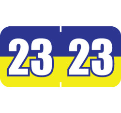 POS 2023 Yearband Label - Blue and Yellow - 3/4 POS 2023 Yearband Label - Blue and Yellow - 3/4