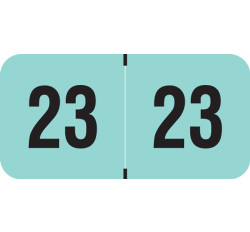 Reynolds & Reynolds 2023 Year Label - Aqua Black - 3/4 Reynolds & Reynolds 2023 Year Label - Aqua Black - 3/4