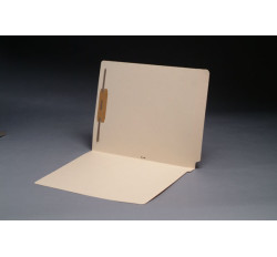 11 pt Manila Folders, Full Cut 2-Ply End Tab, Letter Size, Fastener Pos #1 (Box of 50)