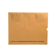 32lb Brown Kraft Negative Preserver, Open End, Standard Imprint, 14-1/2" x 17-1/2" (Carton of 100)