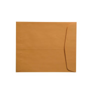 28lb Brown Kraft Negative Preserver, Open End, Plain - Not Printed, with Flap, 10-1/2" x 12-1/2" (Carton of 500)