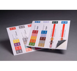 Opaque Conversion Labels, 2-1/2" W x 8" H (Carton of 100) Opaque Conversion Labels, 2-1/2" W x 8" H (Carton of 100)