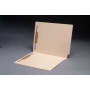 11 pt Manila Folders with Clear Pocket, Full Cut 2-Ply End Tab, Letter Size, Fastener Pos #1 & #3 (Box of 50)