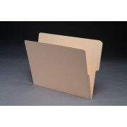 11 pt Manila Folders, 1/2 Cut Top 2-Ply End Tab, Letter Size (Box of 100)