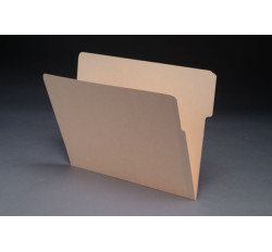11 pt Manila Folders, 1/3 Cut Top 2-Ply End Tab, Letter Size (Box of 100)