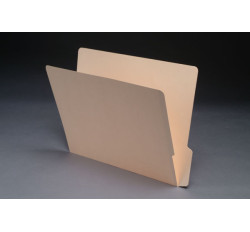 11 pt Manila Folders, 1/3 Cut Bottom 2-Ply End Tab, Letter Size (Box of 100)