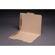 14 pt Manila Folders, 1/3 Cut Top Tab - Assorted, Letter Size, Fasteners Pos #1 and #3 (Box of 50)