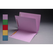 14 Pt. Color Classification Folders, Full Cut End Tab, Letter Size, 1 Divider (Box of 25)