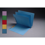 14 Pt. Color Classification Folders, Full Cut End Tab, Letter Size, 2 Divider (Box of 15)