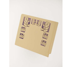 11 pt Manila Folders, Full Cut 2-Ply End Tab, Letter Size, Fastener Pos #1 & #3, Printed with Bears (Box of 50) 11 pt Manila Folders, Full Cut 2-Ply End Tab, Letter Size, Fastener Pos #1 & #3, Printed with Bears (Box of 50)