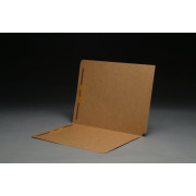 11 pt Brown Kraft Folders, SFI Compatible, Full Cut End Tab, Letter Size, Fastener Pos #1 & #3 (Box of 50)