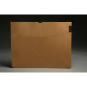 11 pt Brown Kraft Standard Printed X-Ray Jacket, Back Pocket (Box of 100)