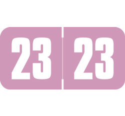 2023 Safeguard Yearband Label - Lilac Color - SGYM Series - 3/4 2023 Safeguard Yearband Label - Lilac Color - SGYM Series - 3/4