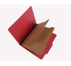 25 Pt. Pressboard Classification Folders, 2/5 Cut ROC Top Tab, Letter Size, 2 Dividers, Ruby... 25 Pt. Pressboard Classification Folders, 2/5 Cut ROC Top Tab, Letter Size, 2 Dividers, Ruby...