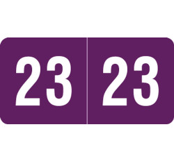 2023 Smead Yearband Label - ETS Series - PURPLE - 1/2 2023 Smead Yearband Label - ETS Series - PURPLE - 1/2