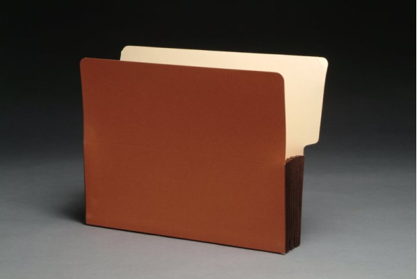 Shelf Tab Expansion Pockets, Tyvek Gussets, Letter Size, 3-1/2
