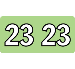 Tabbies ISDA 23 - ISDA COMPATIBLE YEARCODE LABEL SERIES, 3/4 Tabbies ISDA 23 - ISDA COMPATIBLE YEARCODE LABEL SERIES, 3/4
